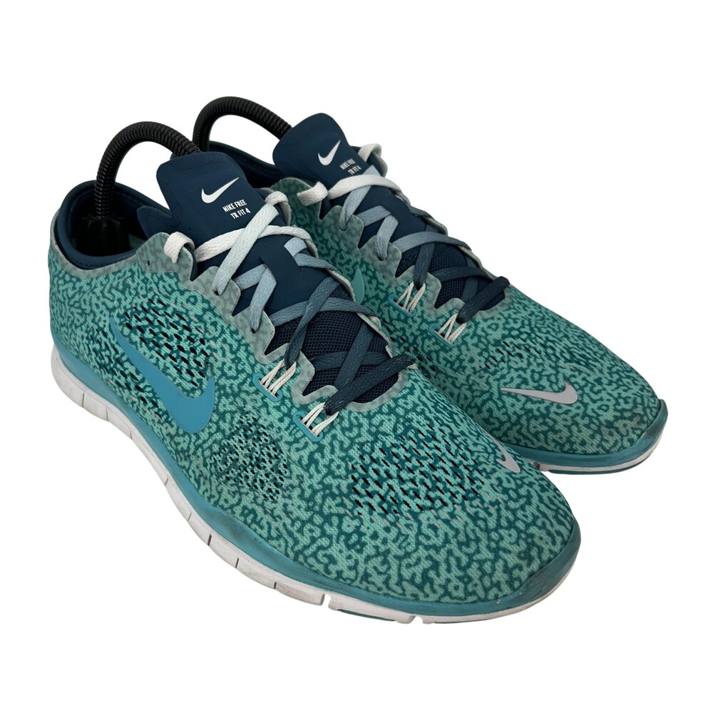 Nike Shoes Womens Size 9.5 Free TR Fit 4 Blue Mesh Training Sneakers 629832-303